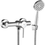 Laveo NOIA fali zuhanycsap zuhanyszettel, króm (BNK_041D) - konyhanet