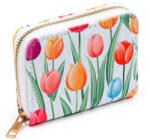 PUCKATOR Tulipán mintás pénztárca, 9x11x2, 5cm (PCT-PUR180) - mesescuccok