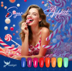  Sugar Addict gél lakk kollekció 8db géllakkal és ajándék margarétával