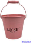  Színes bádog vödör 13 cm BUCKET - Barack