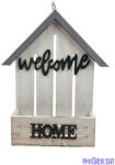 Welcome feliratos faháztartó - Fehér
