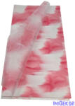  Fólia ív 57x56cm 20db/csomag Hibiszkusz virágmintás - Pink-Fehér