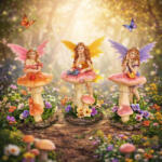 D&D Tündér gombával álló 13 cm 3 féle (DD64555)