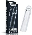  Прозрачен пенис удължител, 15, 5см. - Flawless Clear Penis Sleeve (LVTOY00448)