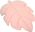 AMY Covoras de joaca termic frunza pure rose 150x105x5cm, pliabil, bumbac 100% si umplutura antialergica babysoft , protectie impotriva loviturilor