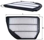 MAHLE Vzduchový filter MAHLE LX 5858 (LX 5858)