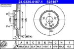 ATE Disc frana ATE 24.0325-0167.1 (24.0325-0167.1)