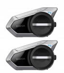 Sena Sistem Intercom pentru Casca Motocicleta Sena 50S-10D, Dual Pack, Bluetooth, Negru-Argintiu (50S-10D)