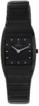 Obaku Ceas dama, Obaku, patrat/dreptunghiular, cadran si carcasa neagra, bratara metal neagra (V142LBBSB) Ceas