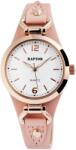 RAPTOR Ceas femei, Raptor, auriu, curea roz, cadran alb (RA10148-003) Ceas
