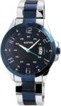RAPTOR Ceas barbatesc, Raptor, cadran si carcasa bicolora, data, bratara inox bicolora (RA20229-004) Ceas