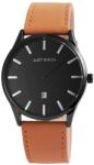Just Watch Ceas barbatesc, Just Watch, functie data, carcasa si cadran negru, curea piele naturala (JW14204-DBR) Ceas