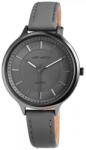 Just Watch Ceas femei, Just Watch, carcasa gri inchis, cadran si curea piele gri antracit (JW11704-GR) Ceas