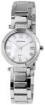 Just Watch Ceas femei, Just Watch, cadran alb sidef, carcasa si bratara argintie, strasuri zirconia (JW10985-WH) Ceas