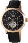 Engelhardt Ceas barbati, Engelhardt, automatic, carcasa aurie, curea piele neagra (388931029008) Ceas