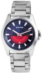 RAPTOR Ceas barbatesc, Raptor, cadran multicolor, data, carcasa si bratara argintie (RA20166-003) Ceas