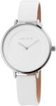 Just Watch Ceas dama, Just Watch, carcasa argintie, cadran si curea piele alba (JW10020-002) Ceas