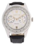 Cerruti 1881 Ceas barbatesc, Cerruti 1881, automatic, telemetru, data, cadran si carcasa argintie, curea piele neagra (CRA074A212I) Ceas