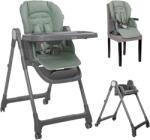 Lorelli Chef 3in1 piele verde Scaun de masa bebelusi, inaltator