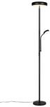TRIO Palermo fekete LED állólámpa olvasókarral (TRI-R45741132) LED 2 izzós IP20