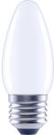 Flair Bec LED variabil Flair E27 2, 2W 250 lumeni, glob mat lumânare, lumină caldă (C35 MILKY_E27_2W_250LM_DIM_2700K_CR)