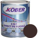 Köber 3in1 Email lucios anticoroziv Köber 3 în 1 Direct pe rugină brun RAL 8017 0, 75 l (E818017L-C0.75L)