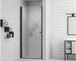 form&style Ușă duș pentru nișă, batantă form&style MODENA 100x195 cm profil negru mat sticlă transparentă (K632EB)