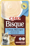CIAO Hrană umedă pentru pisici CIAO Bisque cu ton fără cereale, gluten, lactoză și zahăr 40 g (EU851)