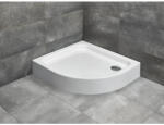 Radaway Cădiță de duș semirotundă Radaway Siros E 90x80x17 cm acril alb stânga SBE8917-1L (SBE8917-1L)
