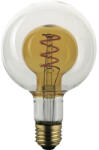 Flair Bec vintage LED Flair E27 4W, glob G95 auriu, durată viață 15.000 h (DUAL BULB G95 AMBER)