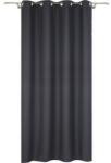 SoleVito Draperie cu inele Solevito Tyler uni gri închis 140x245 cm (10HB-237TYLER-11A)