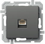 TEM Priză date RJ45 simplă TEM Logiq CAT5e, antracit (TEM-KQ37ATXO-U)