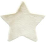 SoleVito Covor pufos copii Solevito Romance formă stea bej 80 cm (MO01-22 BEIGE 80X80CM STAR 1) Covor