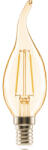 Flair Bec vintage LED Flair E14 4W, glob lumânare decorativă, durată viață 15.000 h (CL35G AMBER_E14_2W_180LM_ND_2000K_C)