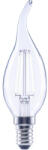 Flair Bec LED variabil Flair E14 4W 470 lumeni, glob clar lumânare decorativă, lumină neutră (CL35 CLEAR_E14_4W_470LM_DIM_4000K_C)