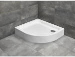 Radaway Cădiță de duș semirotundă Radaway Siros E 90x80x17 cm acril alb dreapta SBE9817-1R (SBE9817-1R)