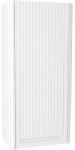 Devo Dulap baie suspendat 40x86 cm MDF alb striat Devo Gloria 2.0 1 ușă (GL2-SW1DLE40-2-F83)