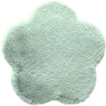 SoleVito Covor pufos Solevito Romance model floare verde eucalipt Ø 60 cm (MO01-44 EUCALYPTUS 60X60CM) Covor