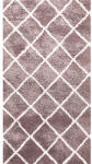 SoleVito Covor Shaggy Stream romburi rosé 80x150 cm (AB03-40 ROSE 80X150 CM) Covor
