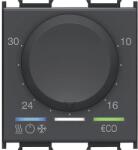 TEM Termostat electronic de ambient TEM 6A, negru (TEM-EM37SB-U)