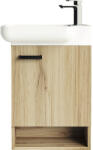 form&style Set mobilier baie suspendat form&style VENAS 54 cm PAL maro (BEGONYA 55 CM WASCHPLATZ LEGNANO)