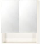 Savini Dulap baie cu oglindă 62x81 cm PAL alb 2 uşi (933/EL)