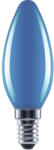 Flair Bec albastru LED Flair E14 2W, glob lumânare, durată viață 15.000 h (C35_BLUE_2W_E14)