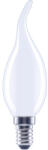 Flair Bec LED variabil Flair E14 4W 470 lumeni, glob mat lumânare decorativă, lumină rece (CL35 MILKY_E14_4W_470LM_DIM_650K_CR)