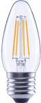 Flair Bec LED variabil Flair E27 2, 2W 250 lumeni, glob clar lumânare, lumină caldă (C35 CLEAR_E27_2W_250LM_DIM_2700K_CR)