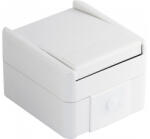 TEM Întrerupător simplu TEM Fontana IP44 alb, montaj aplicat (TEM-SF10PW-U)