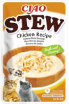 CIAO Hrană umedă pentru pisici CIAO Stew cu pui fără cereale, gluten, lactoză și zahăr 40 g (EU842)