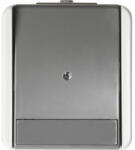 TEM Întrerupător simplu TEM Fontana IP44 gri, cu lumină, montaj aplicat (TEM-SF10GYTI-U)