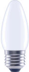 Flair Bec LED variabil Flair E27 4W 470 lumeni, glob mat lumânare, lumină rece (C35 MILKY_E27_4W_470LM_DIM_6500K_CR)