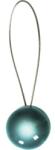 Mendola Magnet decorativ Mendola Pearls pentru perdea - cu fir metalic de fixare, turcoaz (246-PEARLS-07)